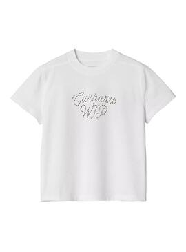 Camiseta Mujer Carhartt WIP Sunflower Blanca