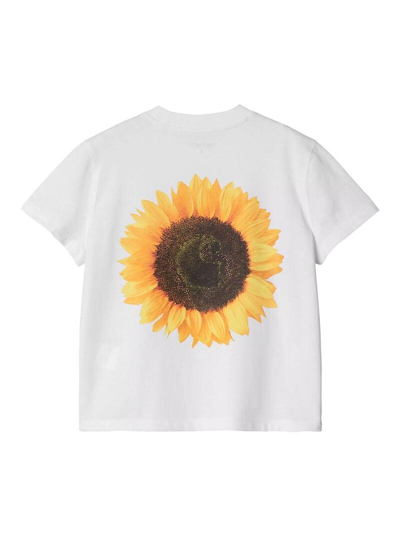 Camiseta Mujer Carhartt WIP Sunflower Blanca