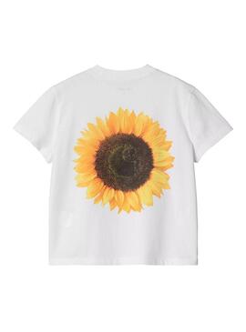 Camiseta Mujer Carhartt WIP Sunflower Blanca