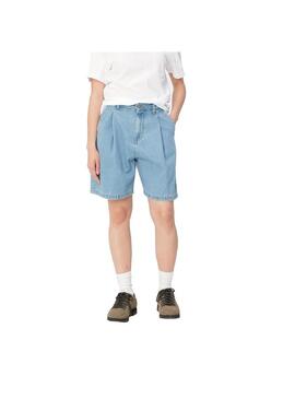Bermuda Mujer Carhartt WIP Alta Short Azul