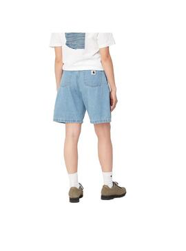 Bermuda Mujer Carhartt WIP Alta Short Azul