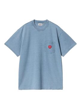 Camiseta Hombre Carhartt WIP Ingo Pocket Azul