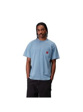 Camiseta Hombre Carhartt WIP Ingo Pocket Azul