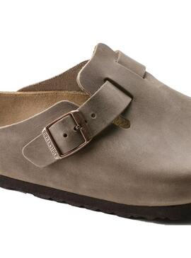 Zueco Unisex Birkenstock Boston Marrón