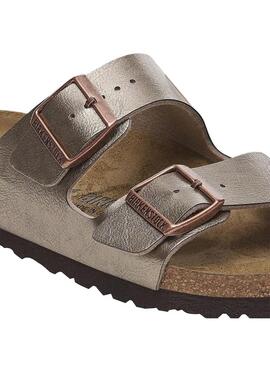 Sandalia Mujer Birkenstock Arizona Bs Bronce