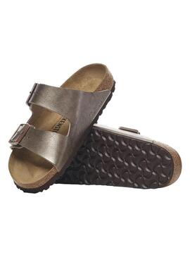 Sandalia Mujer Birkenstock Arizona Bs Bronce