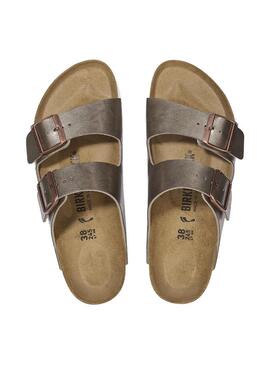 Sandalia Mujer Birkenstock Arizona Bs Bronce