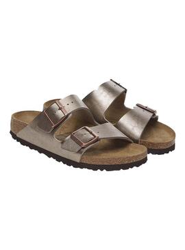 Sandalia Mujer Birkenstock Arizona Bs Bronce
