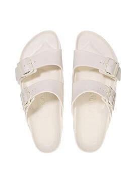 Sandalia Unisex Birkenstock Arizona EVA Crema