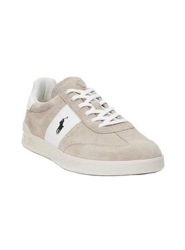 Zapatilla Hombre Ralph Lauren HRT Aer PP Low Beige