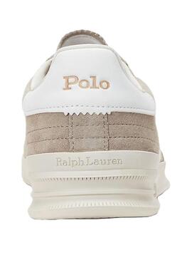 Zapatilla Hombre Ralph Lauren HRT Aer PP Low Beige
