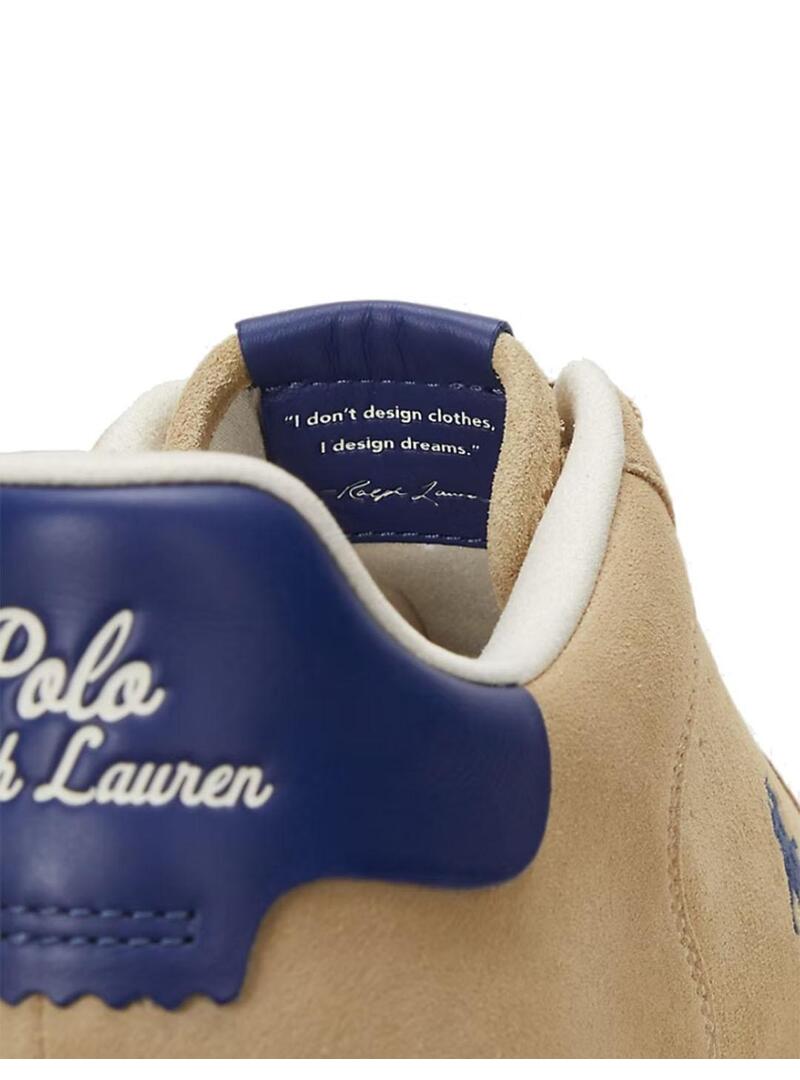 Zapatilla Hombre Ralph Lauren Masters Crt Low Beig