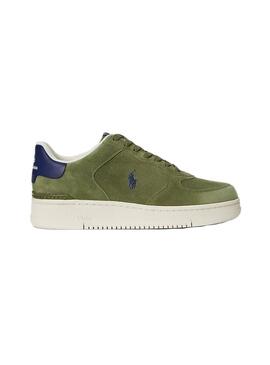 Zapatilla Hombre Ralph Lauren Masters Crt Low Verd