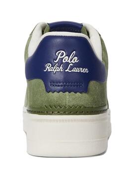 Zapatilla Hombre Ralph Lauren Masters Crt Low Verd
