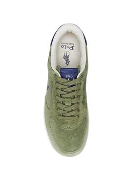Zapatilla Hombre Ralph Lauren Masters Crt Low Verd
