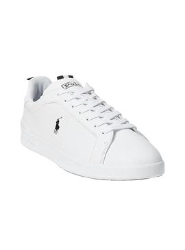 Zapatilla Hombre Ralph Lauren Hrt Ct II Low Blanco