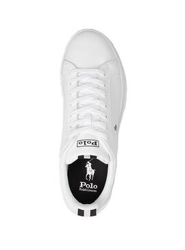 Zapatilla Hombre Ralph Lauren Hrt Ct II Low Blanco
