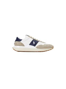 Zapatilla Hombre Ralph Lauren Train 89 II Blanca Marino