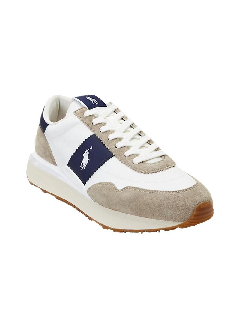 Zapatilla Hombre Ralph Lauren Train 89 II Blanca Marino