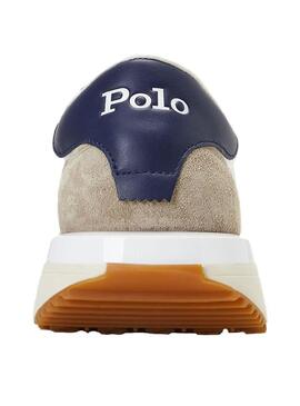 Zapatilla Hombre Ralph Lauren Train 89 II Blanca Marino