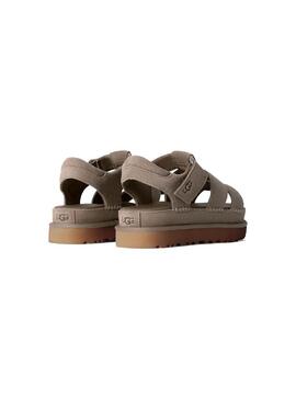 Sandalia Mujer UGG Goldenstar Strap SKP Gris