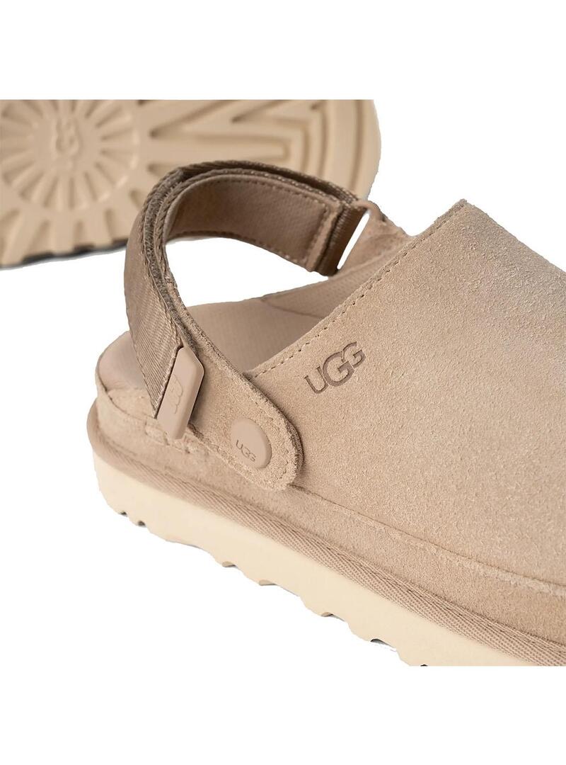 Zueco Mujer UGG Goldenstar Clog San Beige