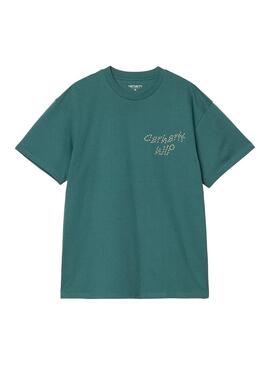 Camiseta Hombre Carhartt WIP Sunflower Verde