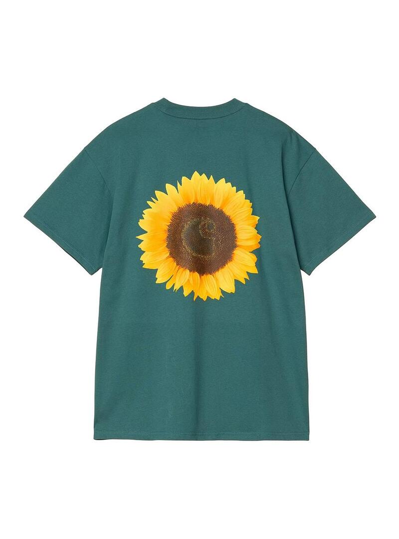 Camiseta Hombre Carhartt WIP Sunflower Verde