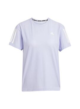 Camiseta Mujer adidas Own The Run B Lila