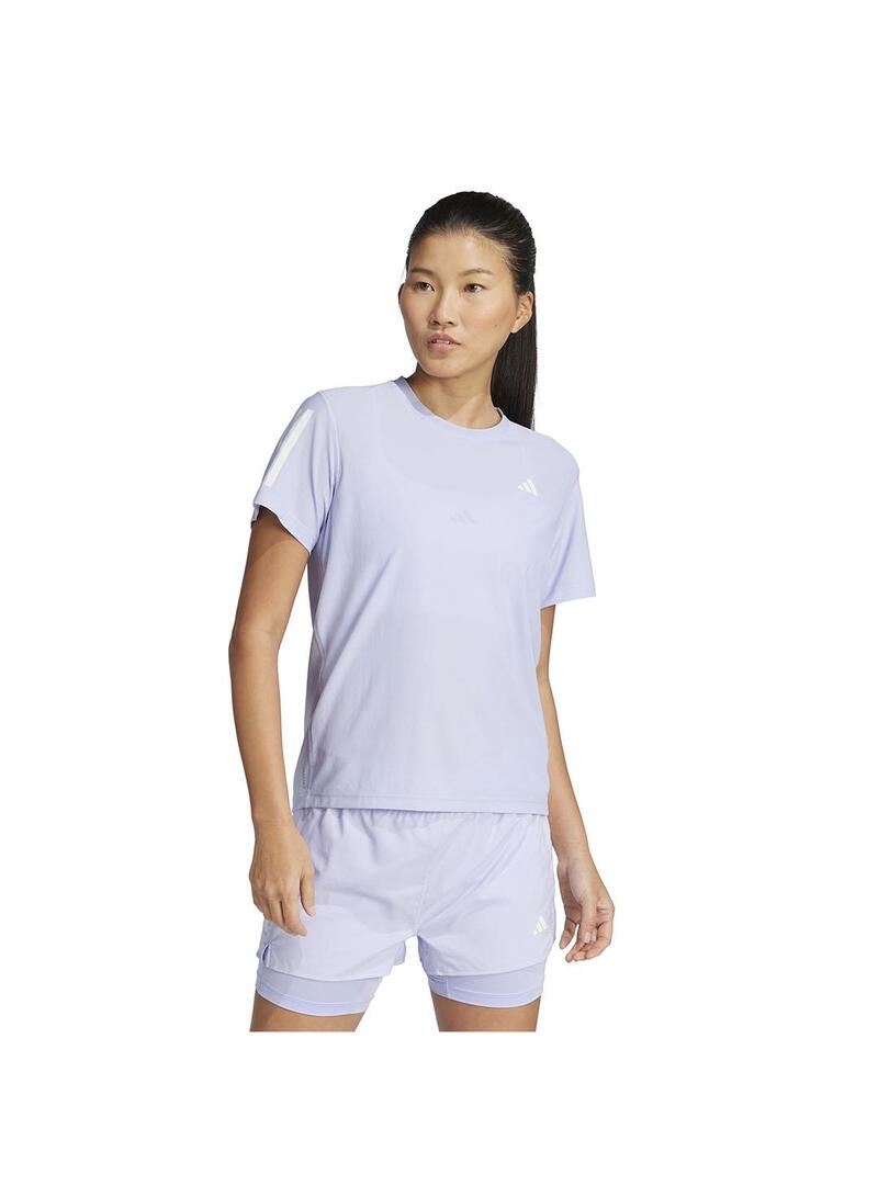 Camiseta Mujer adidas Own The Run B Lila