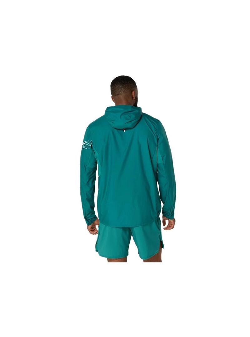 Cortavientos Hombre Asics Icon Verde