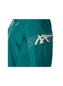 Cortavientos Hombre Asics Icon Verde