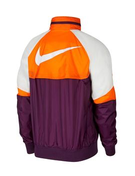 Chaqueta Hombre Nike Windrunner Naranja Blanca