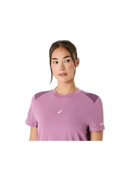 Camisetas Mujer Asics Padel Court SS Morada