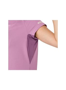 Camisetas Mujer Asics Padel Court SS Morada