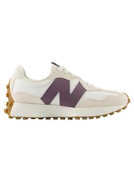 Zapatilla Mujer New Balance 327FTC Beige Violeta