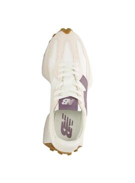 Zapatilla Mujer New Balance 327FTC Beige Violeta
