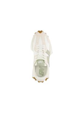 Zapatilla Mujer New Balance 327FTB Beige Verde Oli