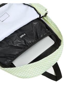 Mochila Unisex Vans Old Skool Check Backpack Verde