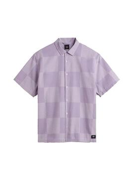 Camisa Hombre Vans Kessler Checkerboard Morada