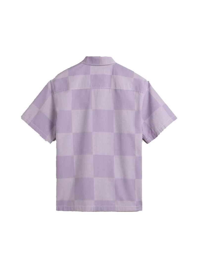 Camisa Hombre Vans Kessler Checkerboard Morada