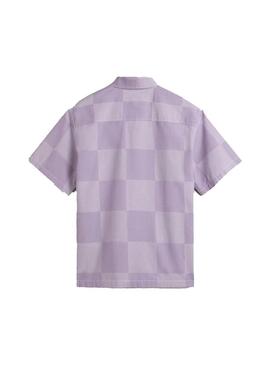 Camisa Hombre Vans Kessler Checkerboard Morada