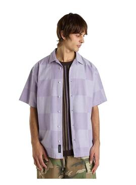 Camisa Hombre Vans Kessler Checkerboard Morada