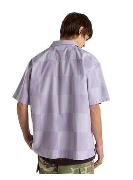 Camisa Hombre Vans Kessler Checkerboard Morada