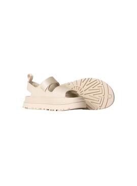 Sandalia Mujer UGG GoldenGlow SFOA Crema
