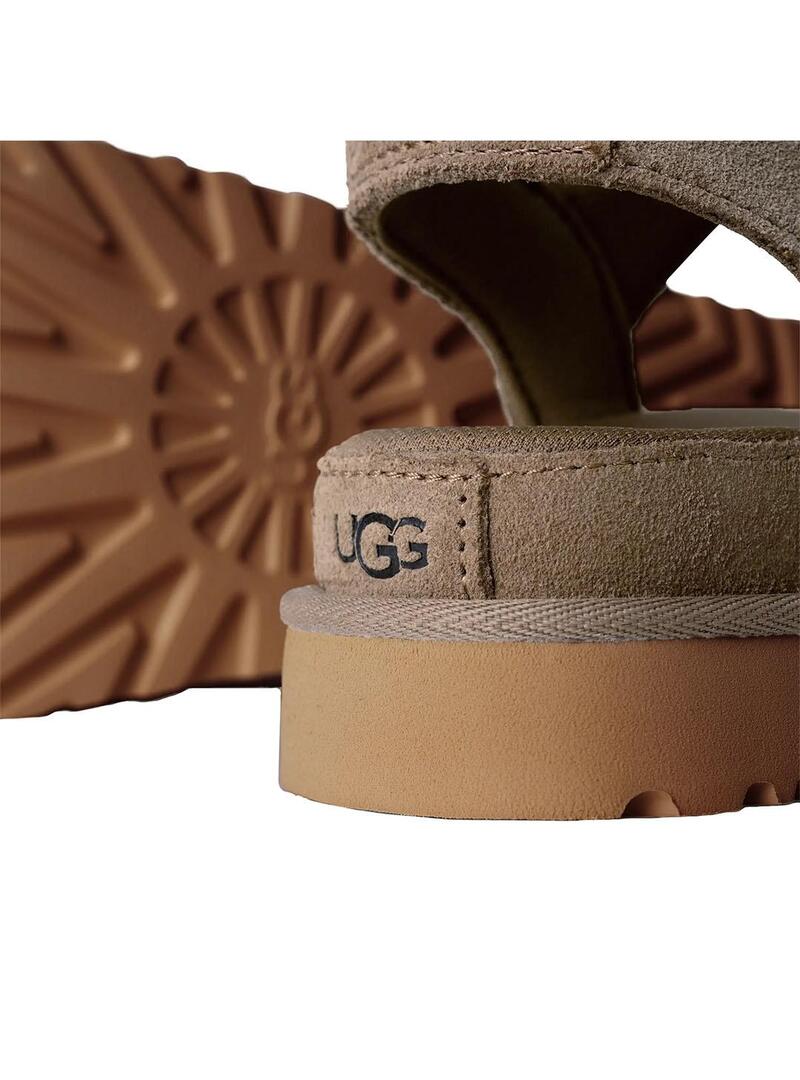Sandalia Mujer UGG Goldenstar SKP Gris