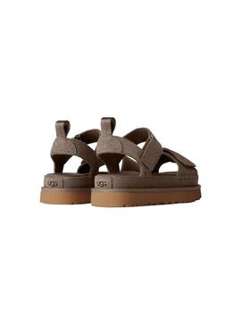 Sandalia Mujer UGG Goldenstar SKP Gris