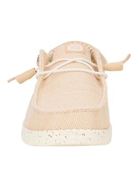 Zapato Hombre Hey Dude Wally Stretch Rosado