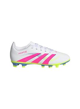 Botas Futbol Niño/a adidas Predator Club Blanco Rosa