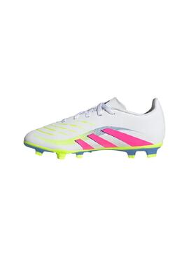 Botas Futbol Niño/a adidas Predator Club Blanco Rosa